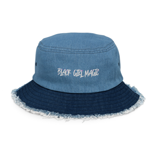 Black Girl Magic Denim Bucket