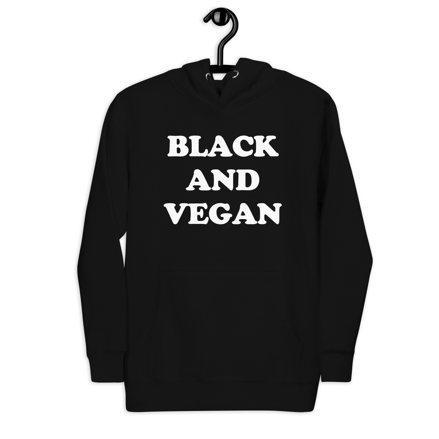 Black and Vegan Hoodie