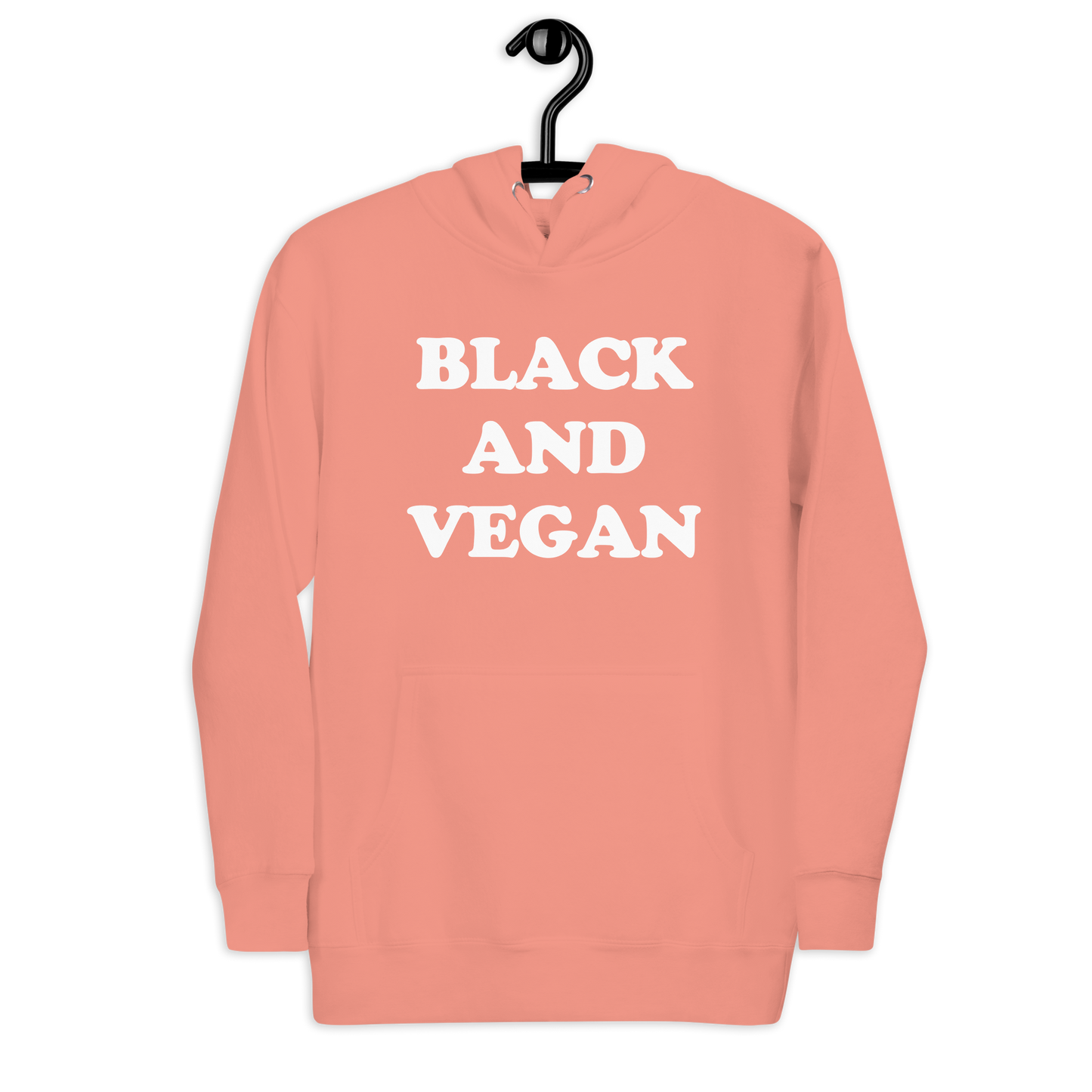 Black and Vegan Hoodie