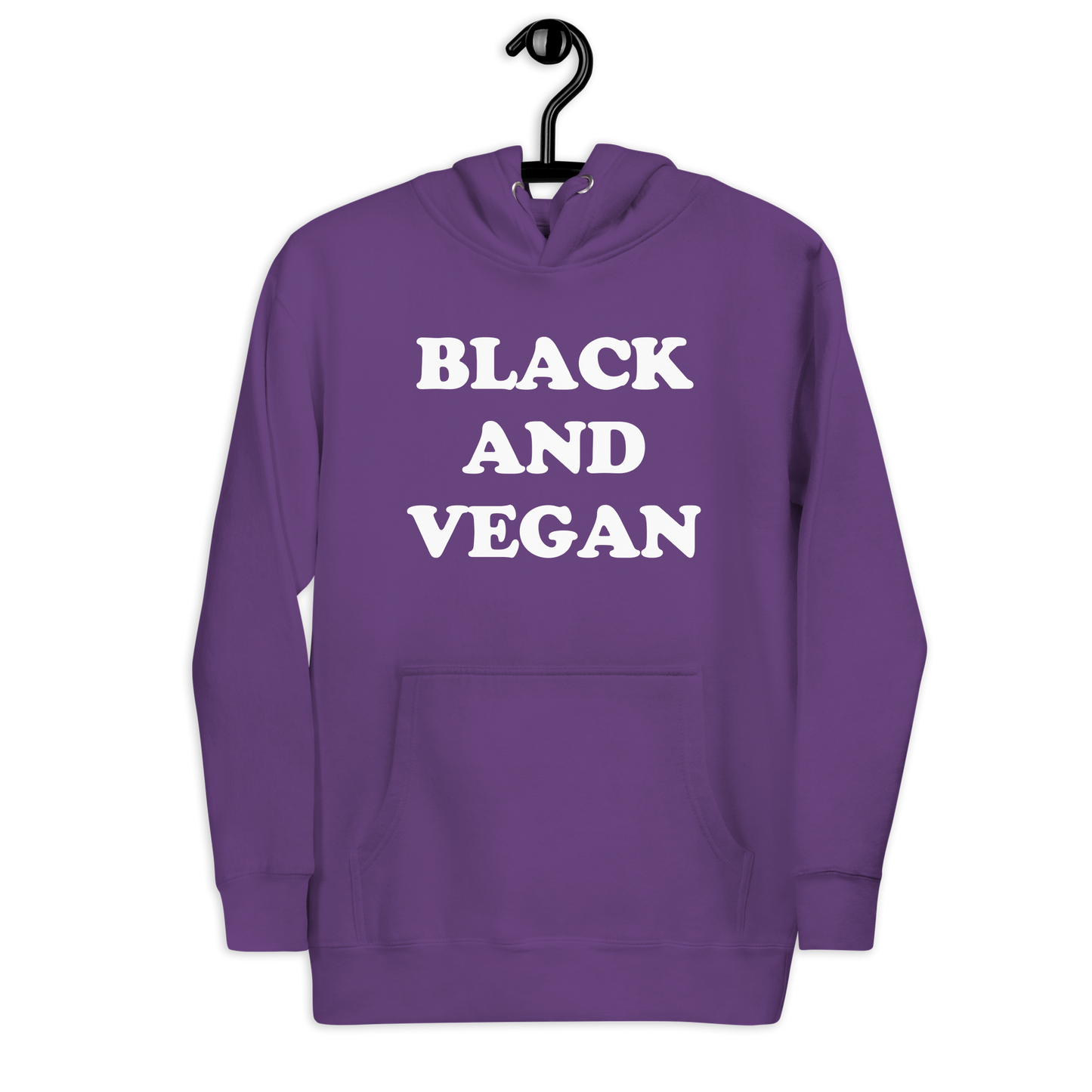 Black and Vegan Hoodie